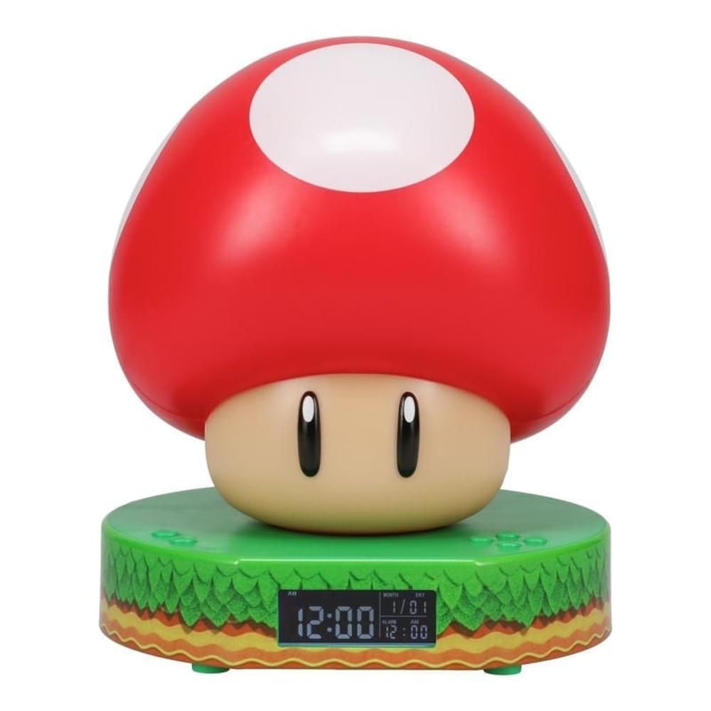 Paladone Reloj Alarma Digital de Seta Super Mario Bross con Sonido