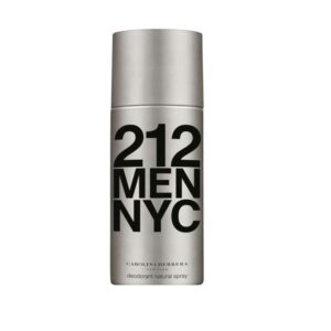 Carolina Herrera Homme, 212 Men NYC Deodorant Natural Spray, 150 g