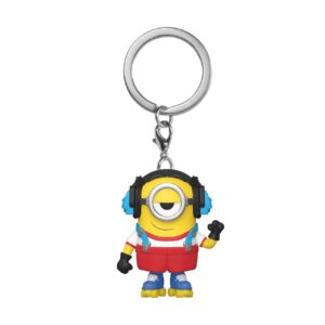Funko Pop! Keychain: Minions 2- Roller Skating Stuart - Minifigura de