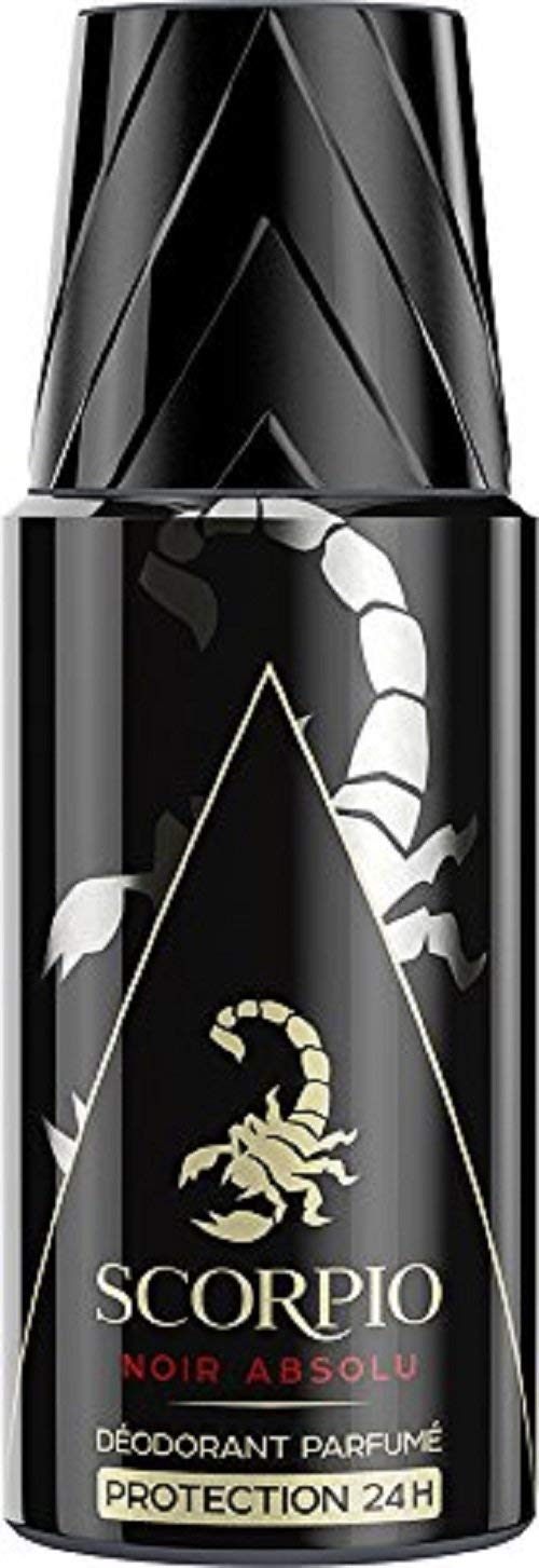 Scorpio Desodorante para Hombre, Negro Absolu Atomizador - 150 ml