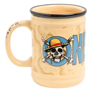 Paladone - Taza de cerámica de One Piece con licencia oficial de