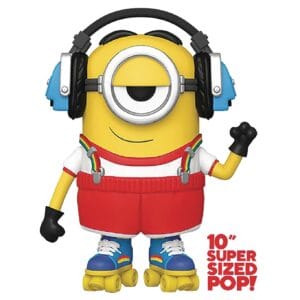 Funko POP! Movies: Minions 2- 10" Roller Skating Stuart - Otto -