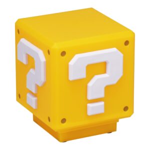 Paladone Luz Bloque de Pregunta Super Mario - Lámpara Oficial Super