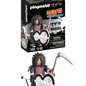 PLAYMOBIL Naruto 71104 Madara con Abanico Gunbai, Divertido Juego