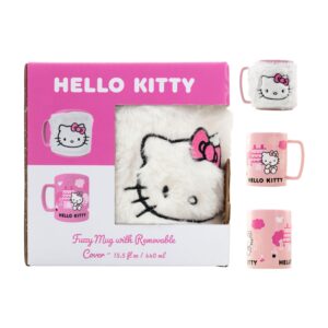 Taza con Cinta Peluda Hello Kitty 440Ml