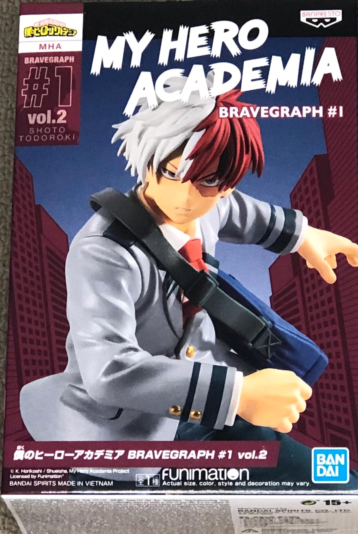 Banpresto Figura de Acción Shoto Todoroki My Hero Academia –