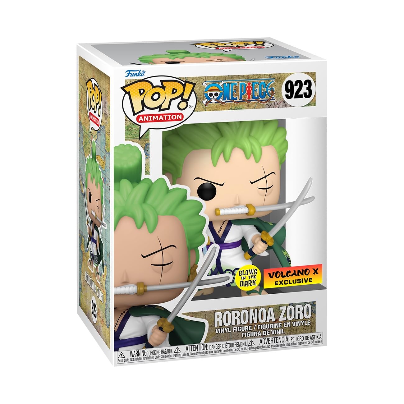 Funko Pop! Animation One Piece Roronoa Zoro (Brilla en la Oscuridad),