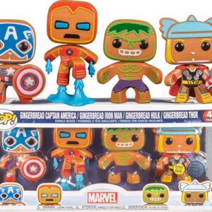 POP! 4 Pack Captain America & Iron Man & Hulk & Thor (Marvel) Special
