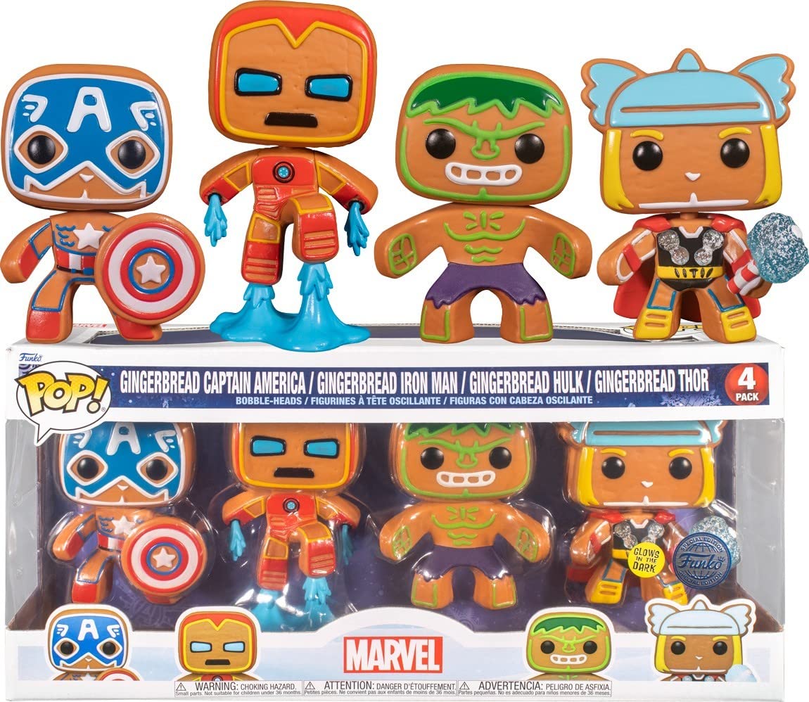 POP! 4 Pack Captain America & Iron Man & Hulk & Thor (Marvel) Special