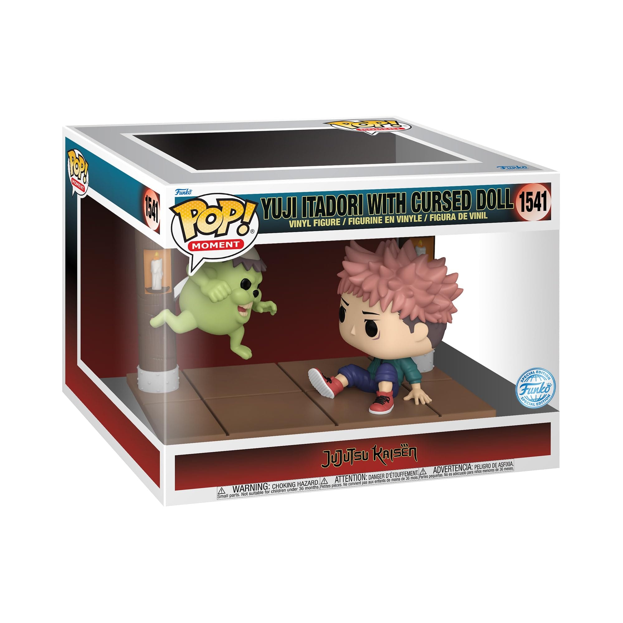 Funko Pop! Moment: Jujutsu Kaisen - Itadori & Cursed Doll