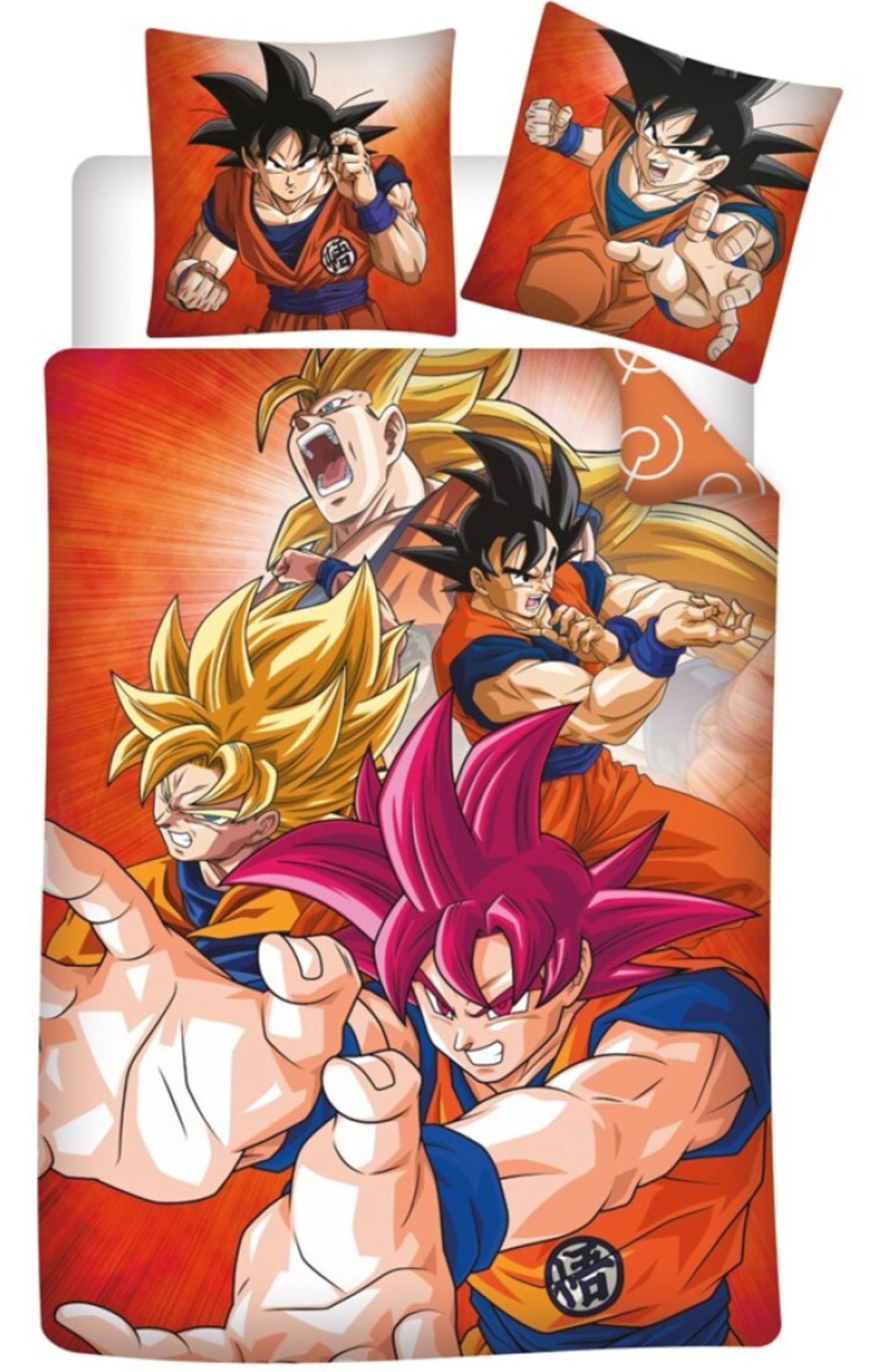 Manga Deco – Juego de cama infantil Dragon Ball Super Goku – Funda