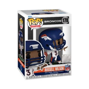 Funko POP! NFL: Broncos - Russell Wilson - Figuras Miniaturas