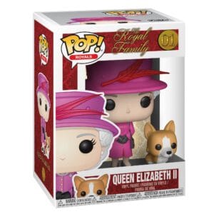 Funko Pop! Queen Elizabeth II & Corgi Buddy: Royal Family