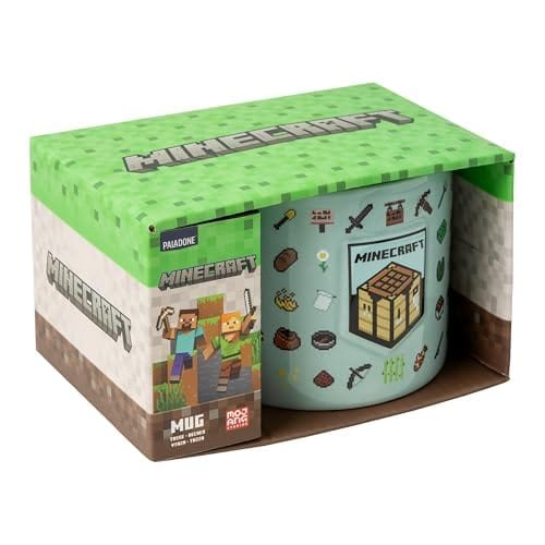 Taza de café grande con diseño de Minecraft, cerámica, con licencia - Imagen 6