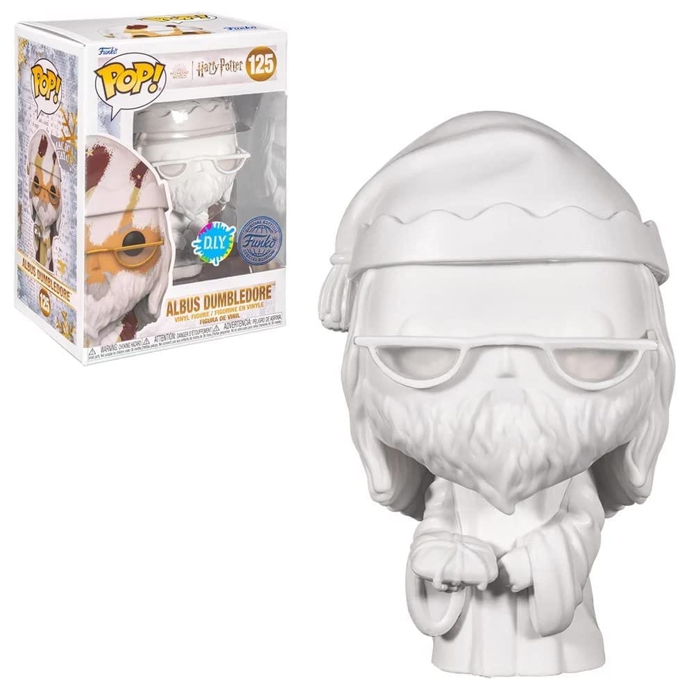 Funko Pop! HP: HP Holiday - Albus Dumbledore - (DIY) - Blanco - Harry - Imagen 2