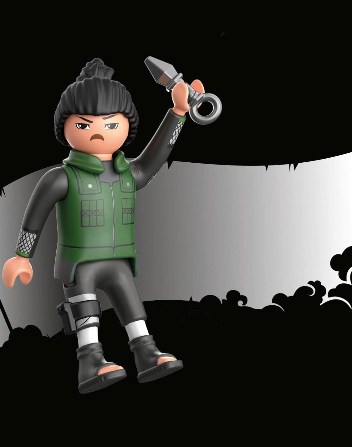 PLAYMOBIL Naruto 71107 Shikamaru con Chaleco Verde, pantalón y Botas - Imagen 2