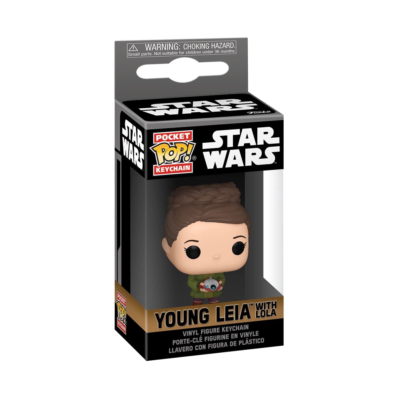 Funko Pop! Keychain: OBI-WAN Kenobi - Trudeau - Young Leia Organa - - Imagen 2