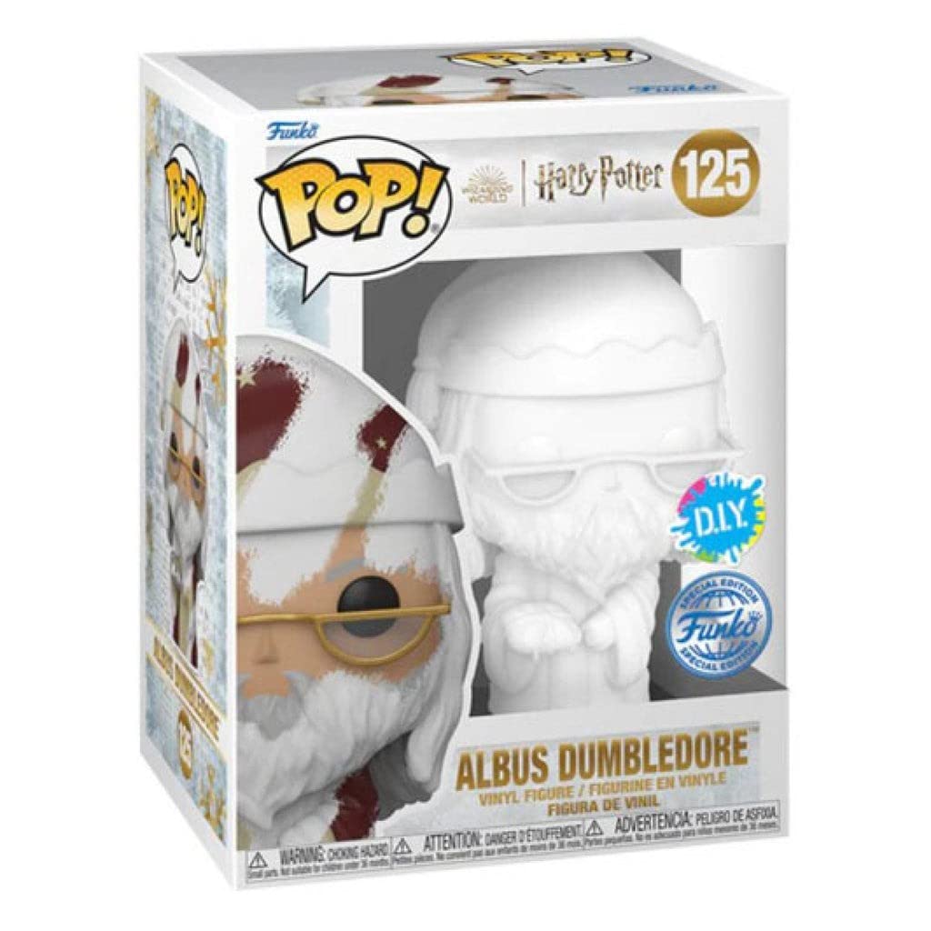 Funko Pop! HP: HP Holiday - Albus Dumbledore - (DIY) - Blanco - Harry - Imagen 3