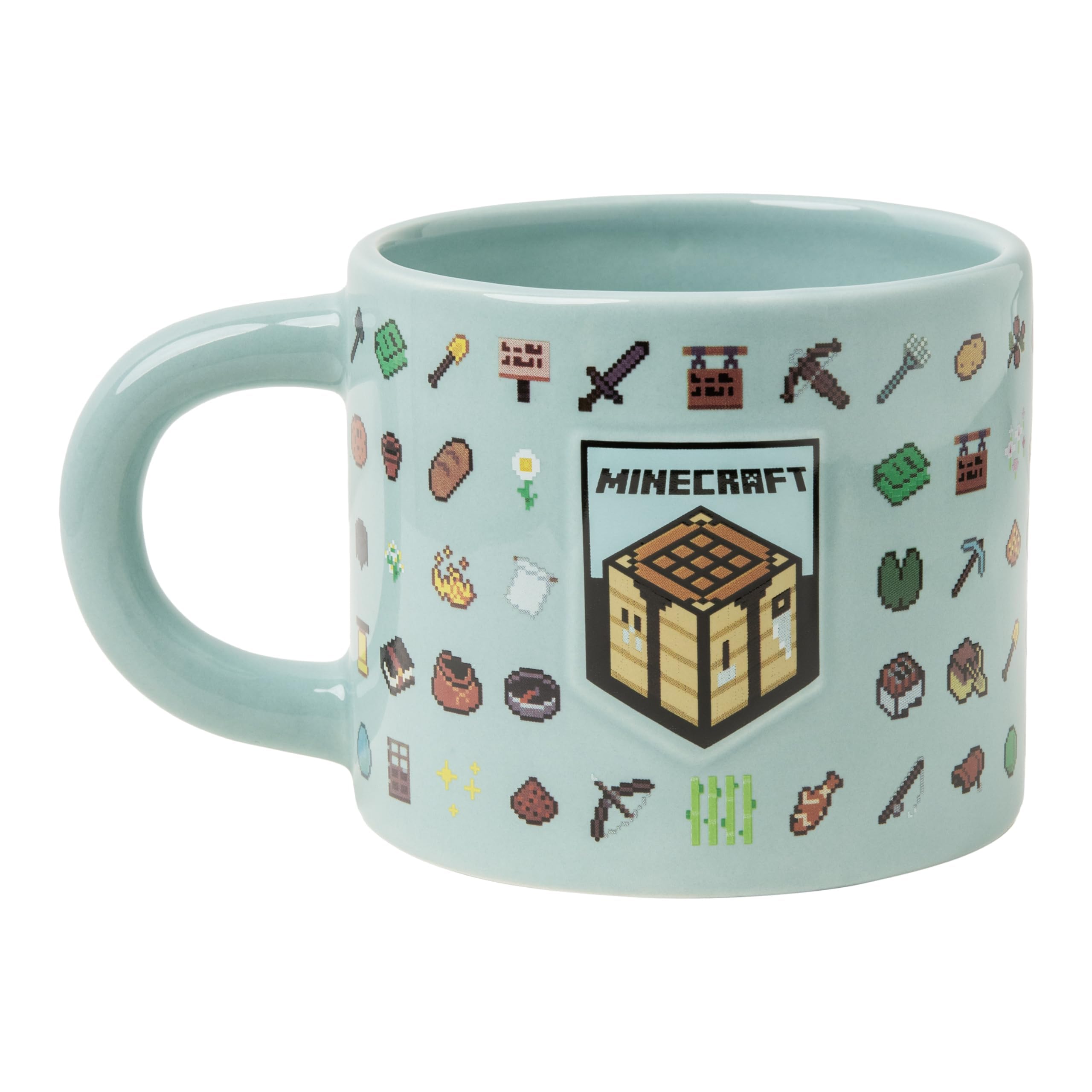 Taza de café grande con diseño de Minecraft, cerámica, con licencia - Imagen 3