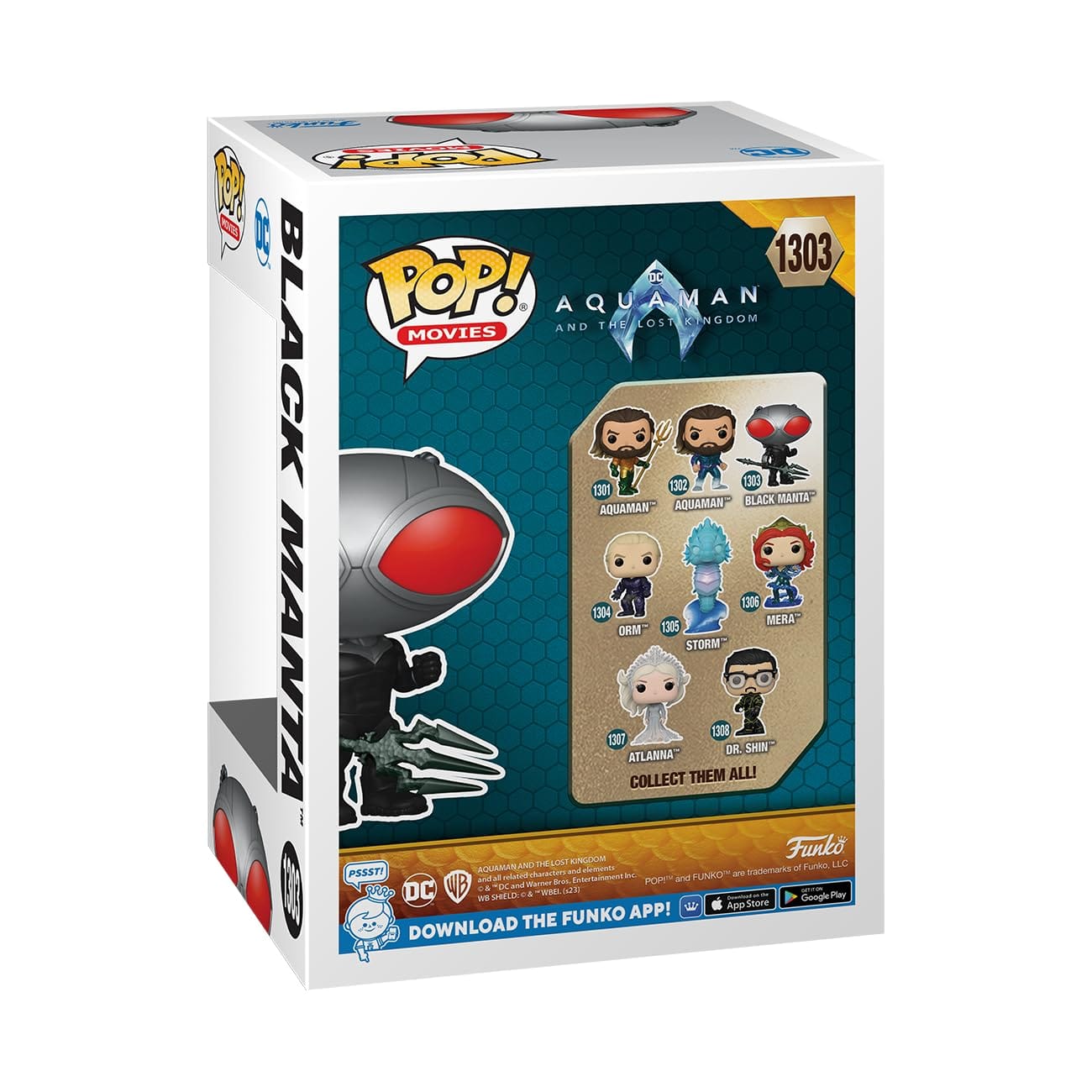 Funko Pop! Movies: DC - Black Manta - Aquaman - Imagen 3