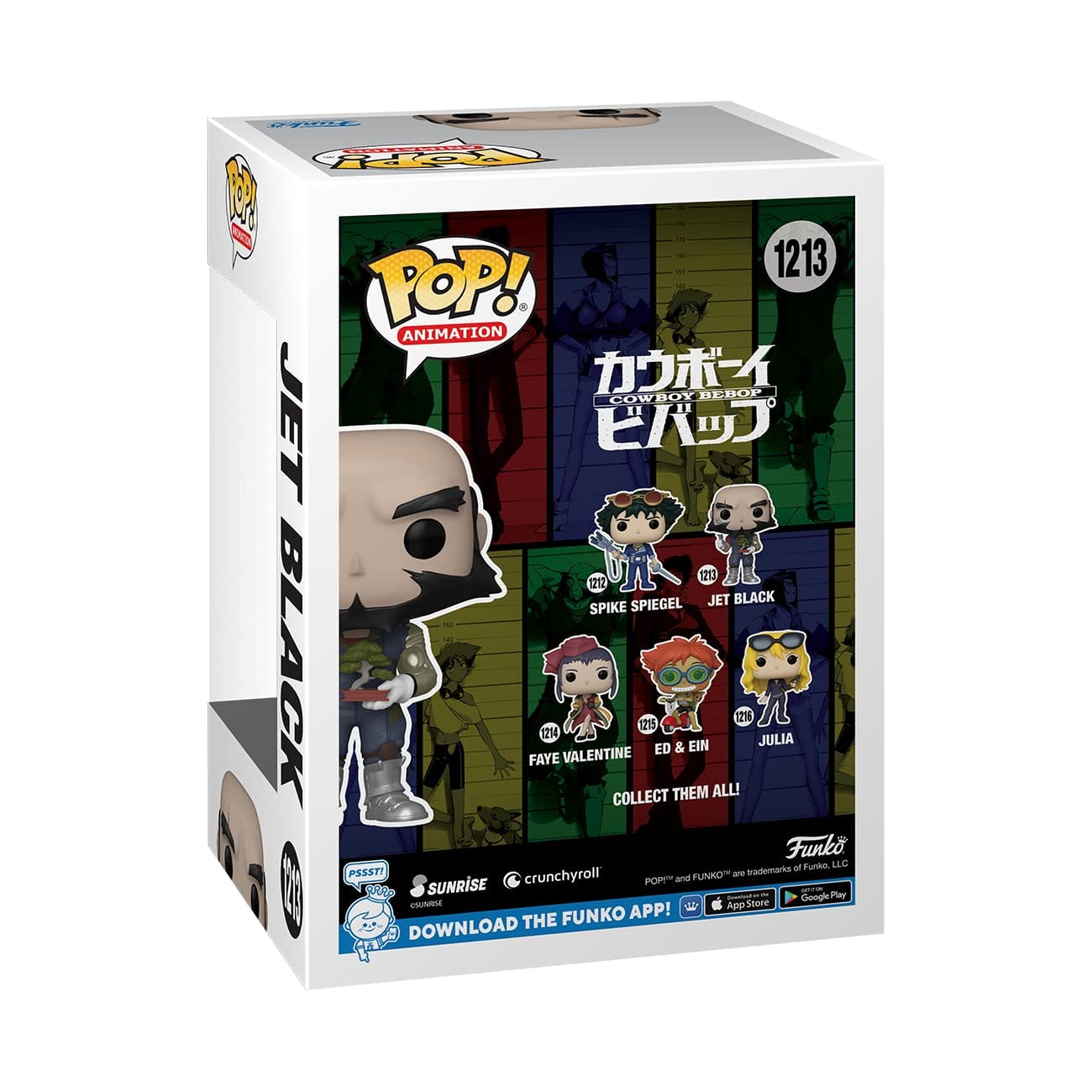 FUNKO POP! ANIMATION: Cowboy Bebop- Jet Black w/Bonsai - Imagen 3