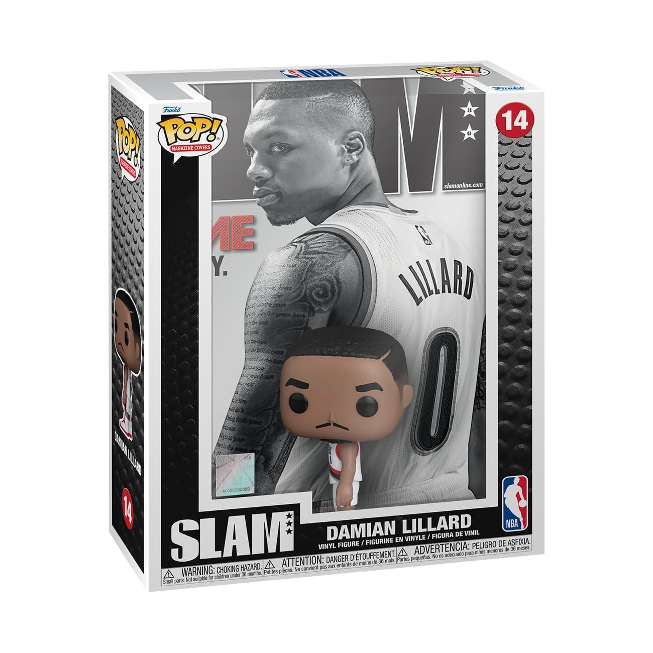 Funko Pop! NBA Cover: Slam - Damian Lillard - Imagen 2