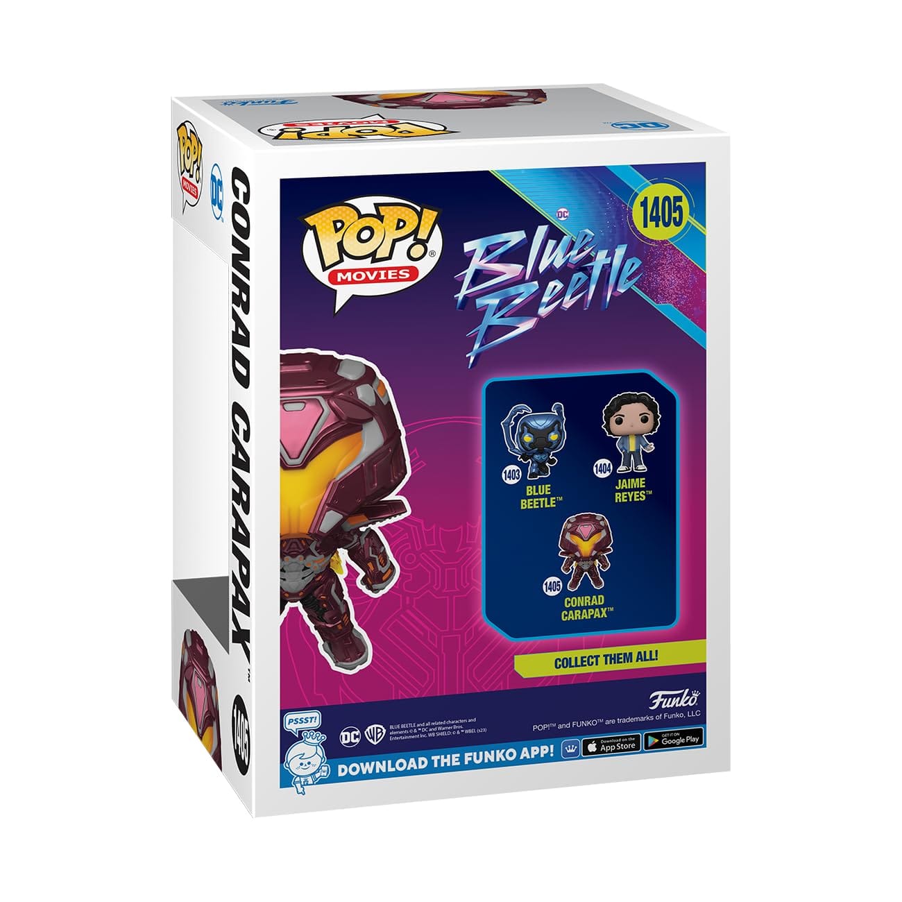 Funko Pop! Movies: DC - Blue Beetle - Carapax - Imagen 3