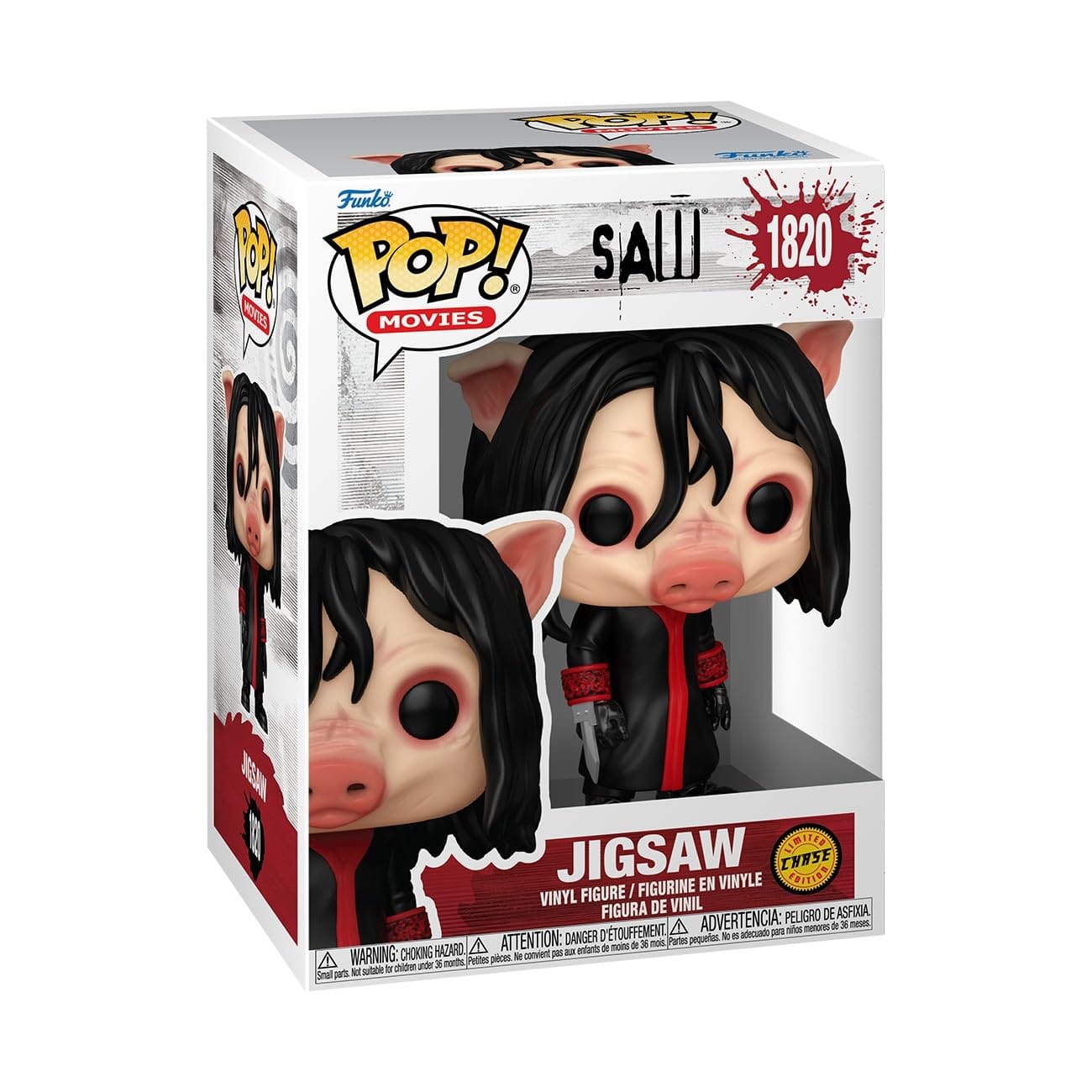 Funko Pop! Movies: Saw 10th Anniversary - Jigsaw Killer - 1/6 de - Imagen 3