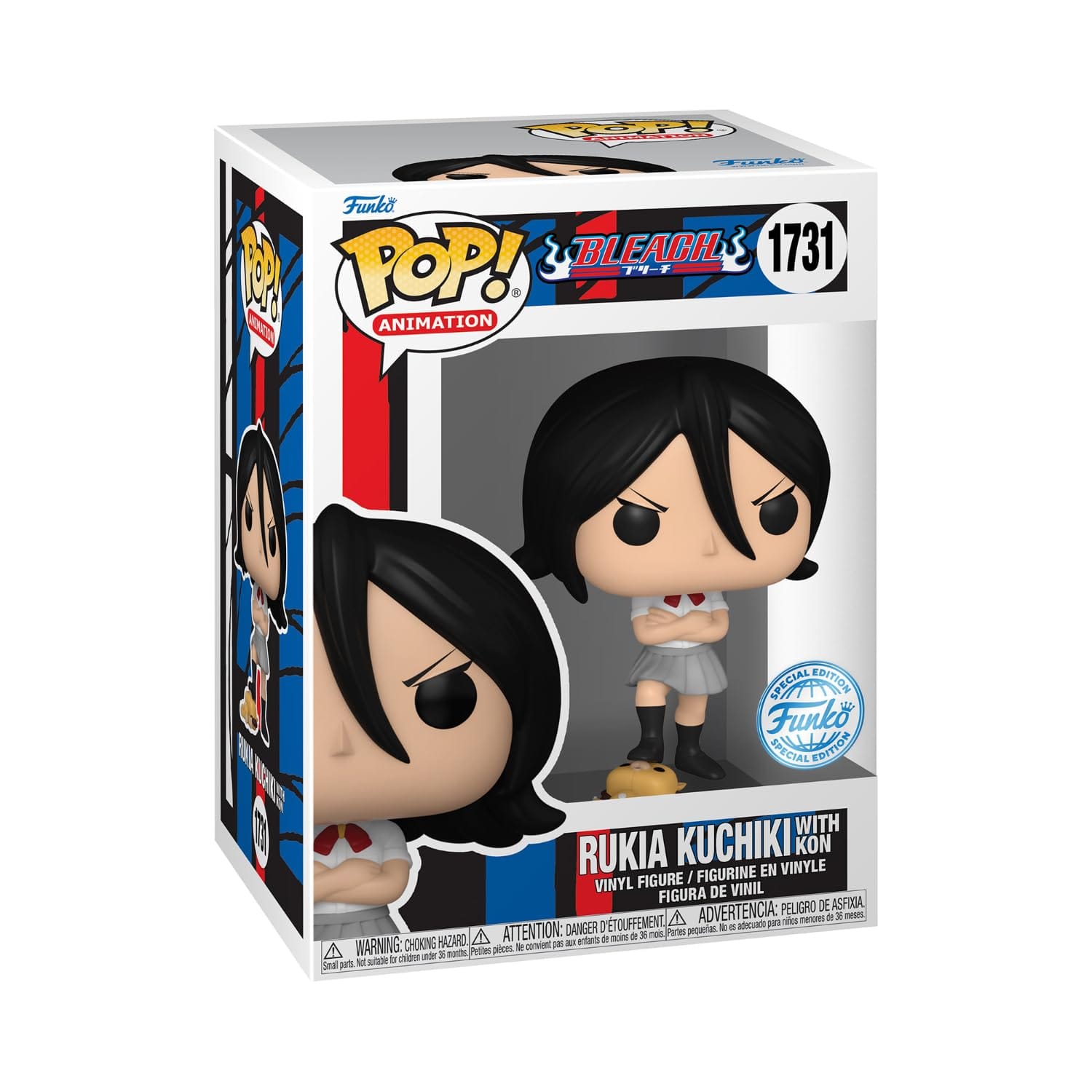 Figurine Funko Pop Animation Bleach Rukia w Kon - Imagen 2