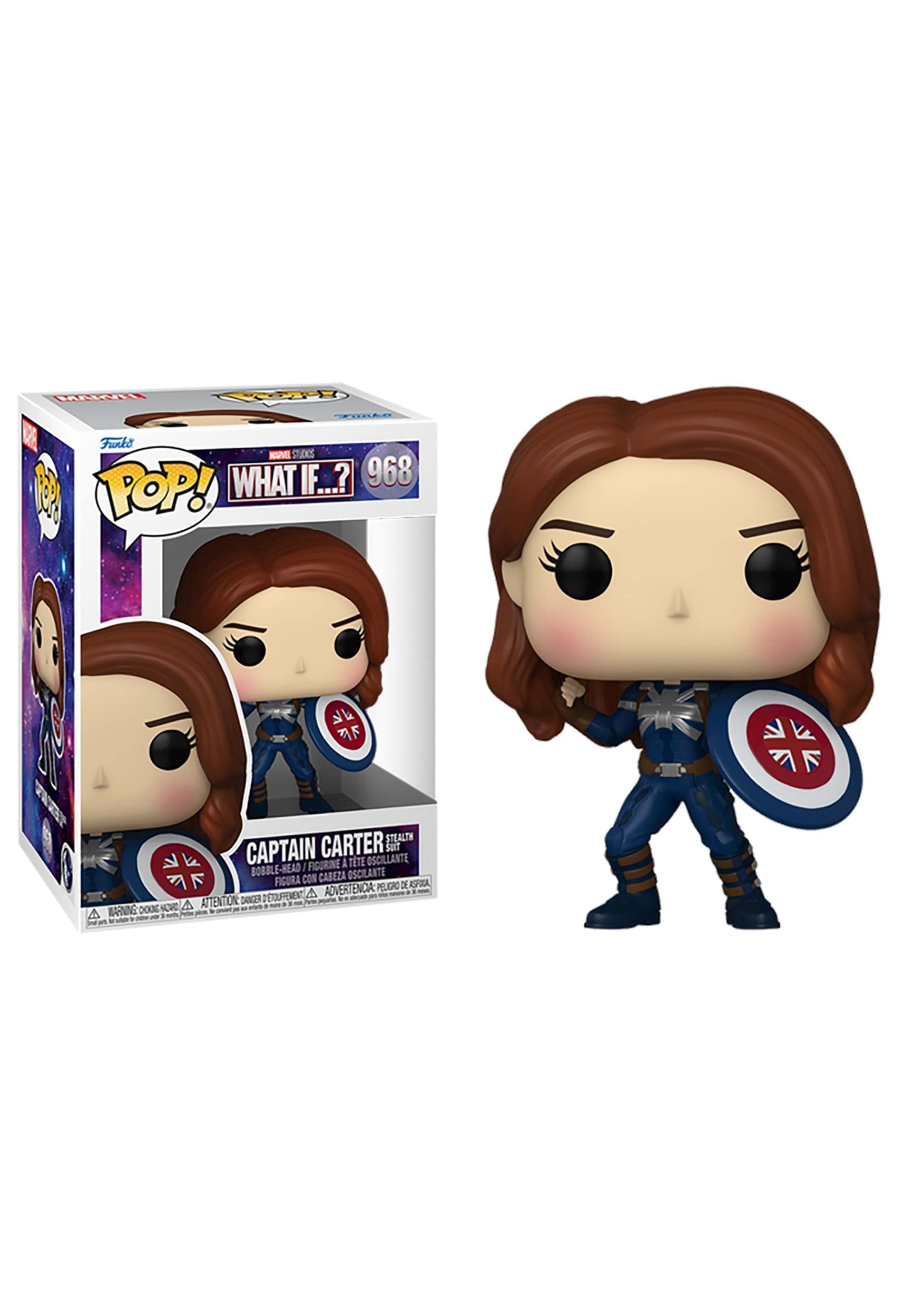 Pop! Marvel: What If…? 875 - Capitán Carter Fighting Pose Special - Imagen 4