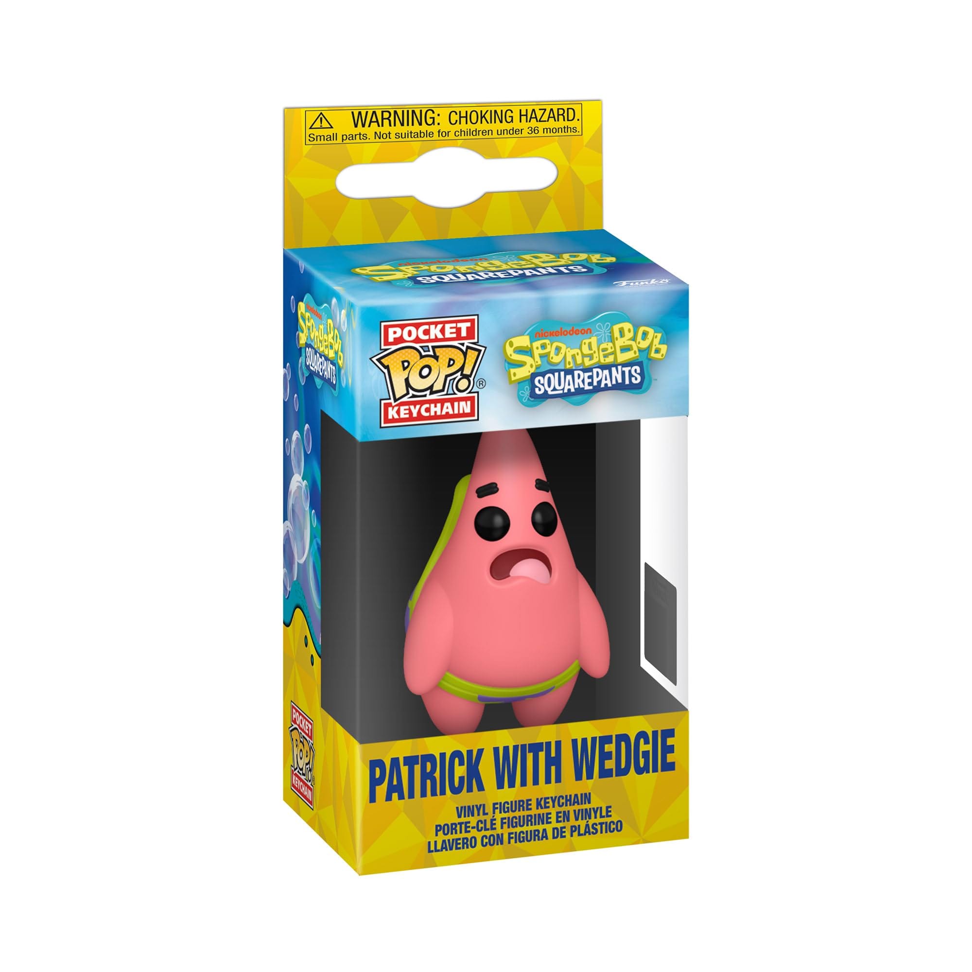Funko Pop! Keychain: Spongebob Squarepants - Patrick Star with Wedgie - Imagen 2