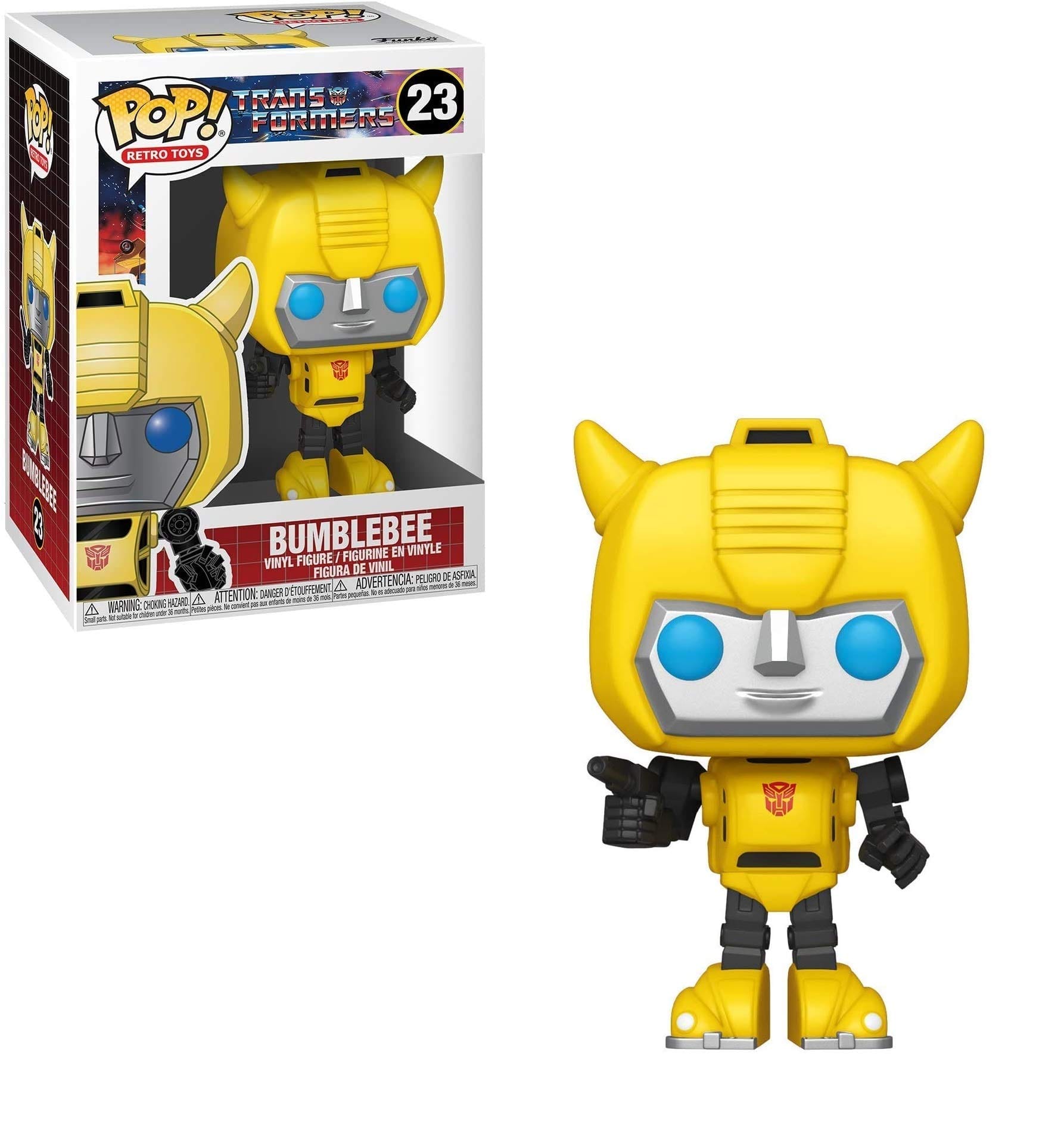Bumblebee Pop #23 Retro Toys Transformers Vinyl Figure (Bundled with - Imagen 2