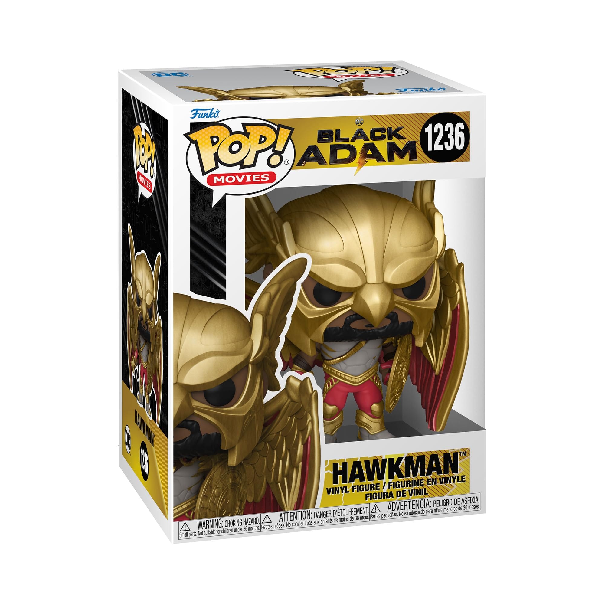 Funko Pop! Movies: DC - Black Adam - Hawkman - Imagen 2