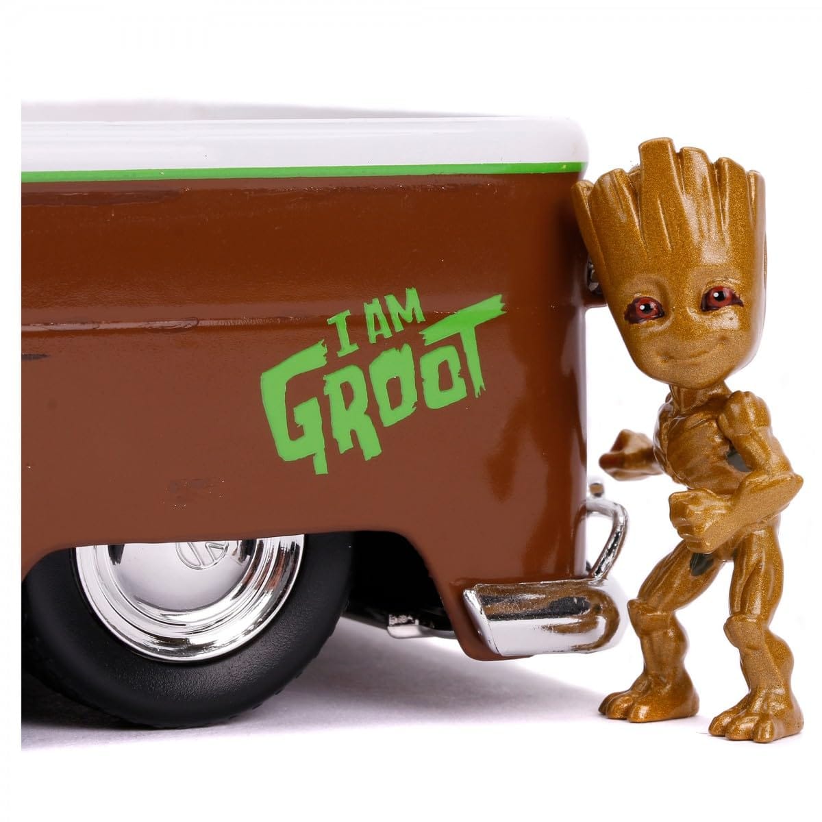 Jada Marvel Groot VW Micro Truck - Coche Fundido a Escala 1:24 - Imagen 3