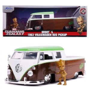 Jada Marvel Groot VW Micro Truck - Coche Fundido a Escala 1:24