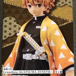 Banpresto- Demon Slayer- Figura Zenitsu Agatsuma Kimetsu no Yaiba - Multicolor 24cm - BP17